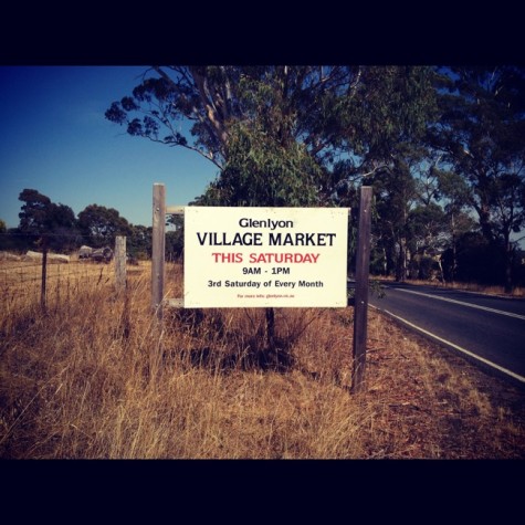 glenlyon village market sign